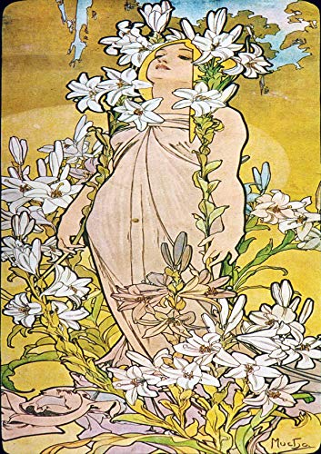 L Lumartos Vintage Poster Alphonse Mucha Le Lyslily 1897
