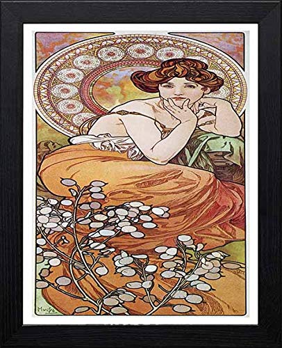 L Lumartos Vintage Poster Alphonse Mucha La Topazetopaz 1900