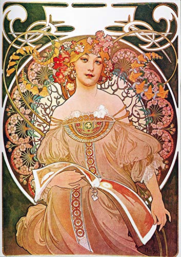 L Lumartos Vintage Poster Alphonse Mucha Reveriedaydream 1896