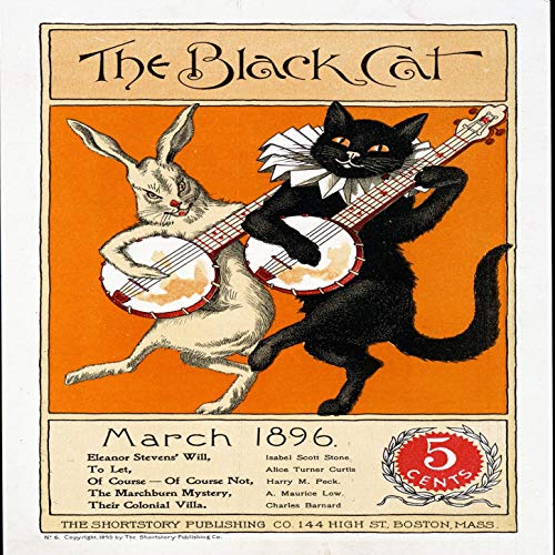 L Lumartos Vintage Black Cat Poster
