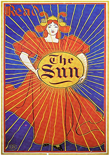 L Lumartos Vintage Poster Read The Suna