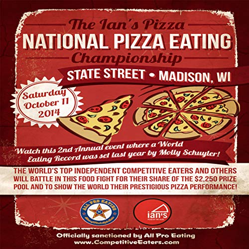 L Lumartos Vintage Poster National Pizza Eating