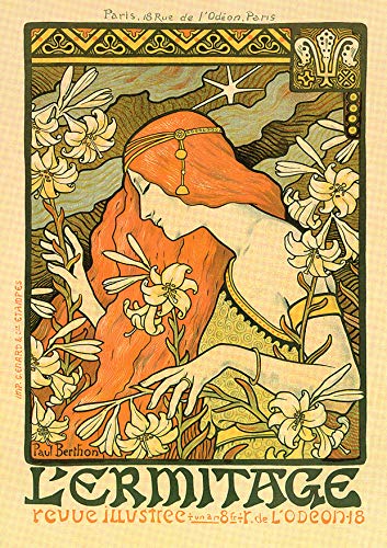 L Lumartos Vintage Poster Lermitage Revue Illustree