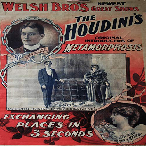 L Lumartos Vintage Houdini Poster