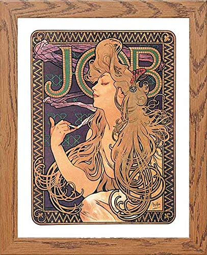 Vintage Poster Job in Wood frame, premium wall art print