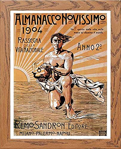 L Lumartos Vintage Poster Almanacco Novissimo 1904