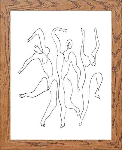 Vintage Poster Matisse in Wood frame, premium wall art print