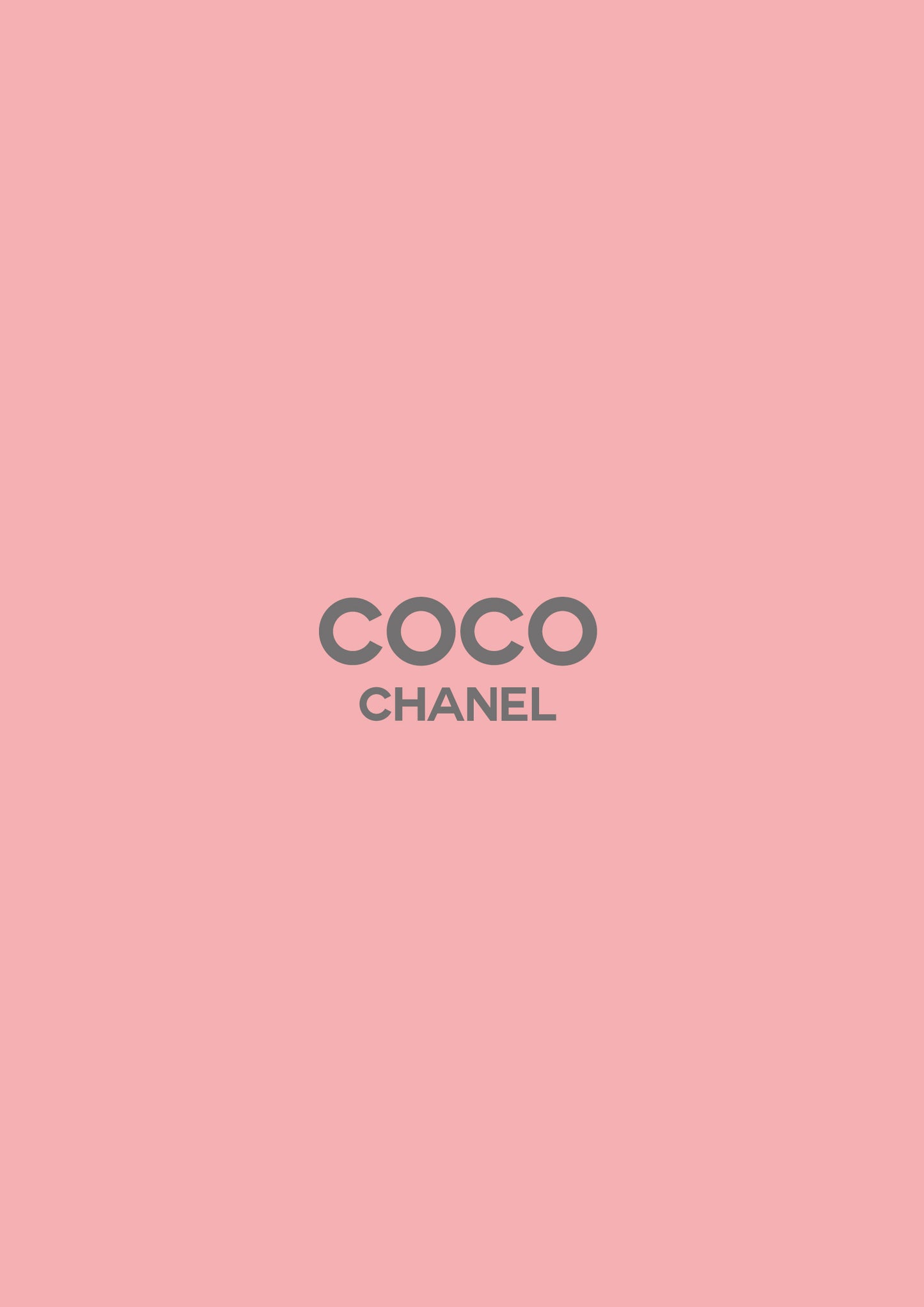 LUMARTOS Coco Chanel Quote Print