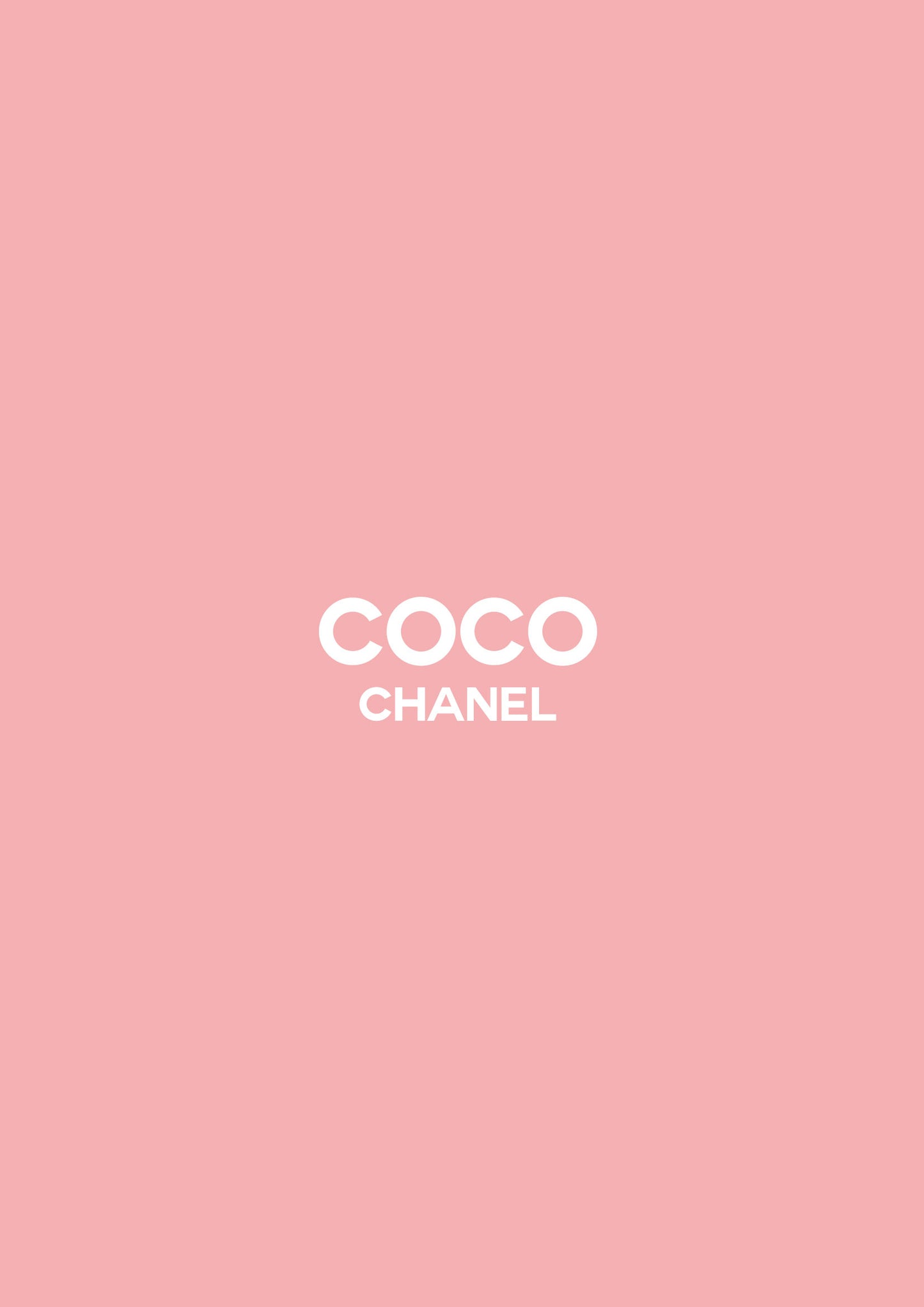 LUMARTOS Coco Chanel Quote Print