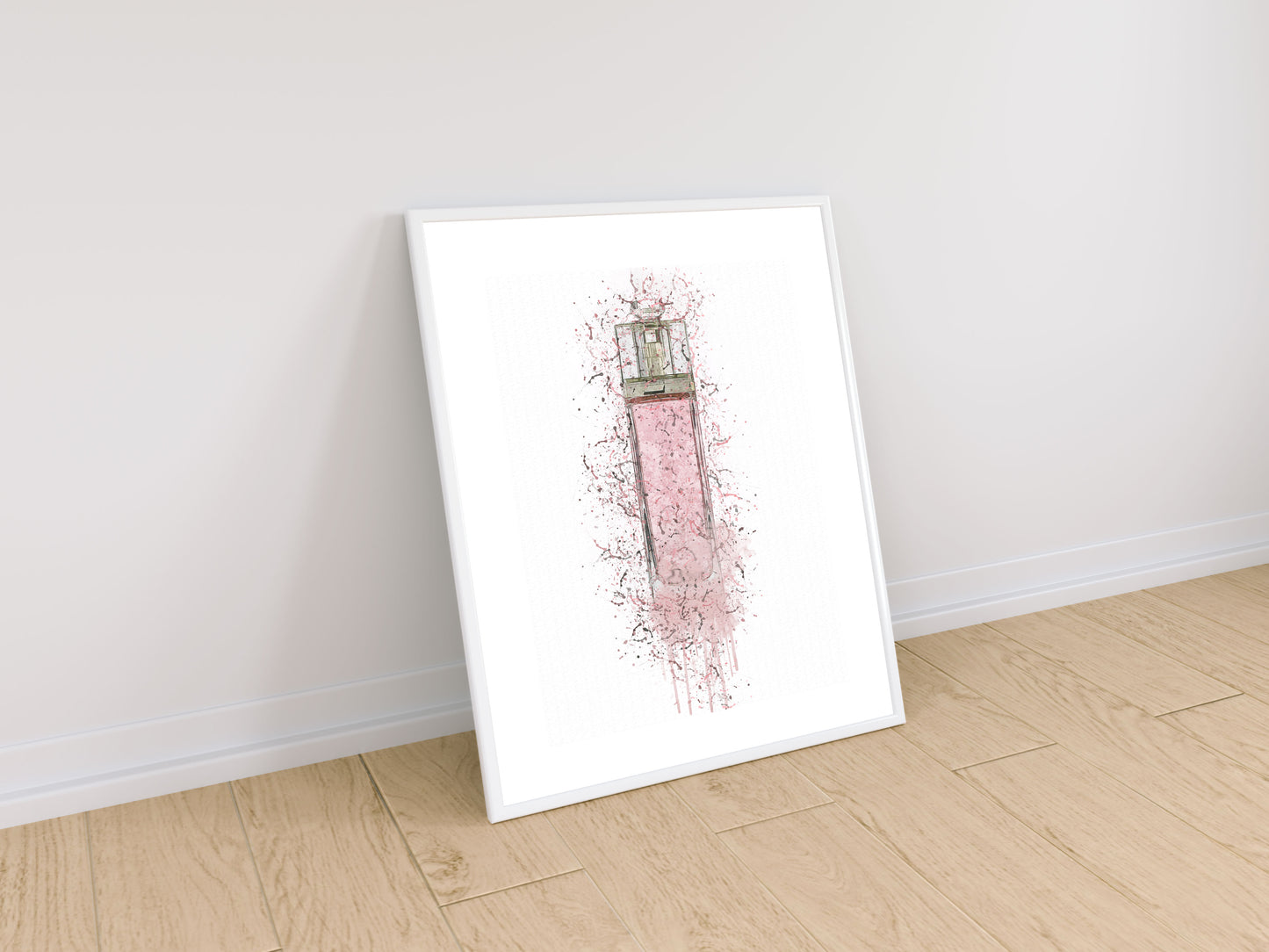 Addict Perfume Art Beauty Print in A4 frame, premium wall art print