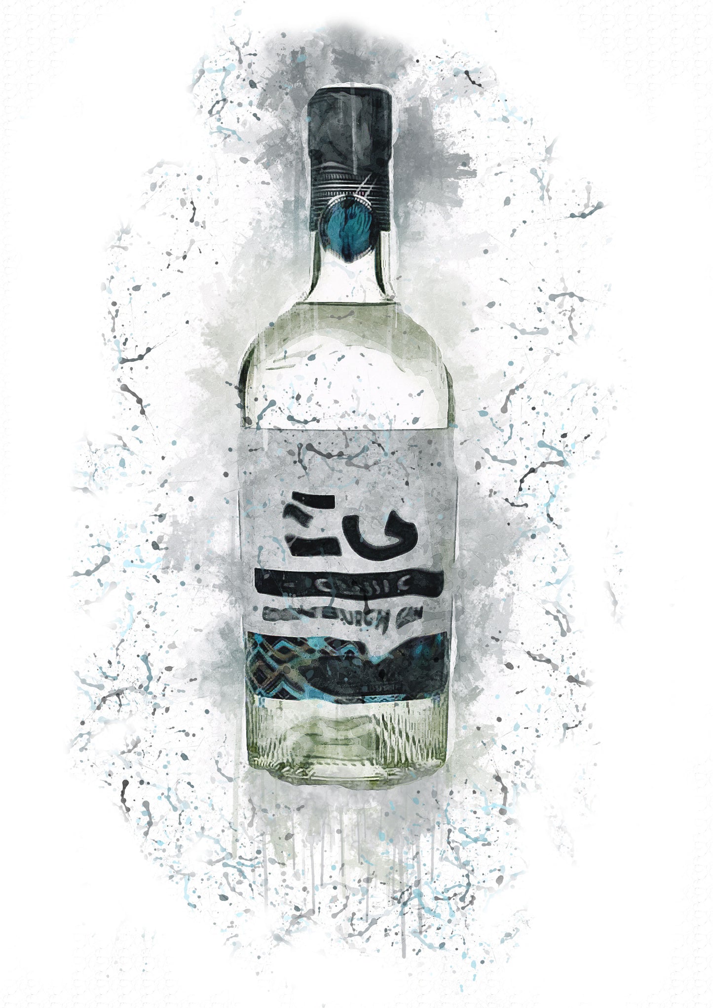 Lumartos Edin Gin Splash Print