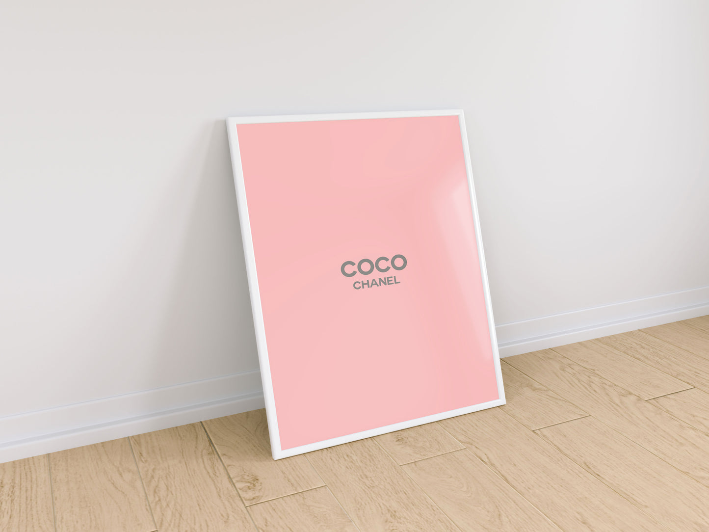 LUMARTOS Coco Chanel Quote Print
