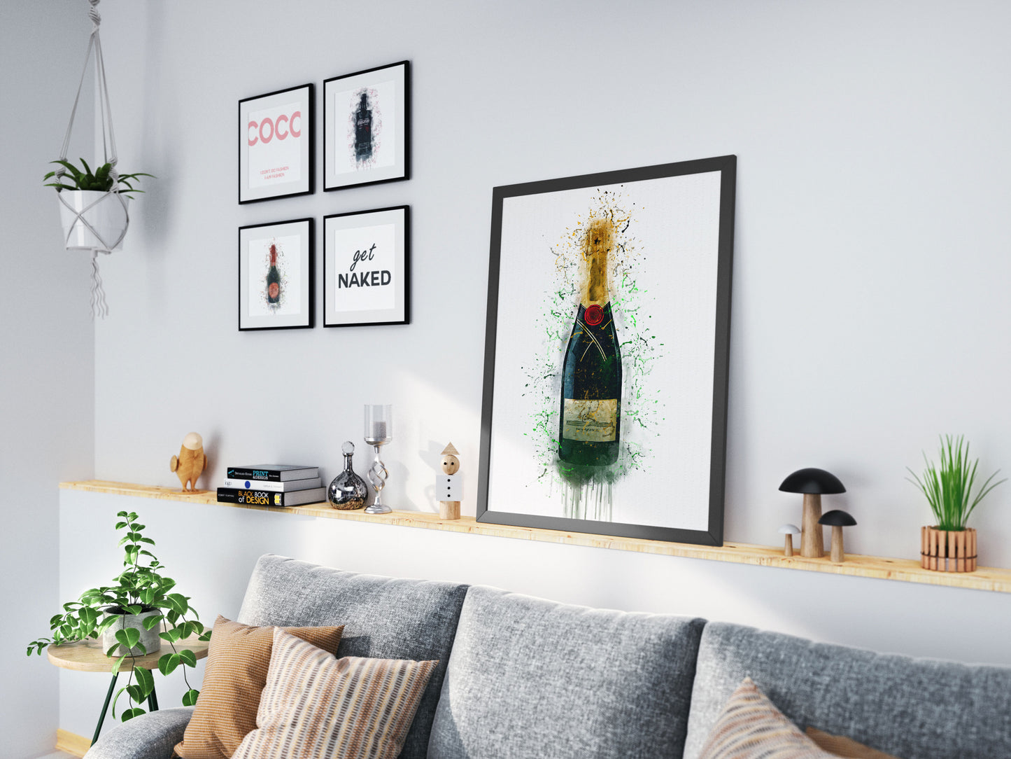 Lumartos Mt Champagne Splash Print