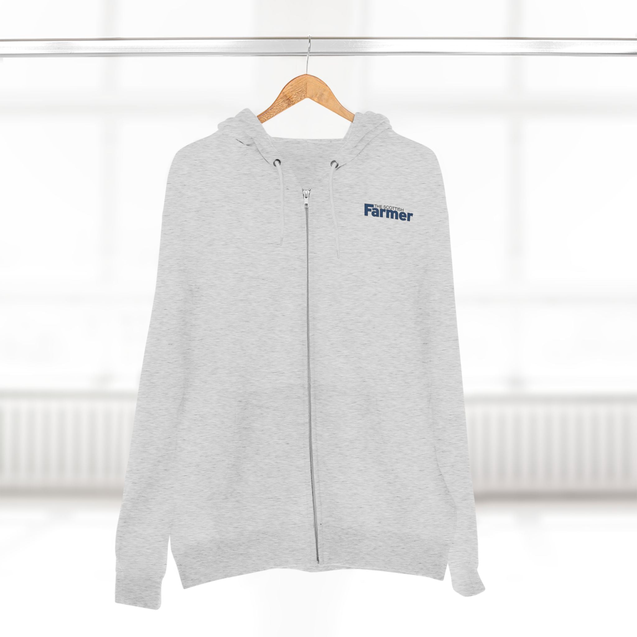 Farmer Embroidered Zip Hoodie — Comfort Farmwear Jacket