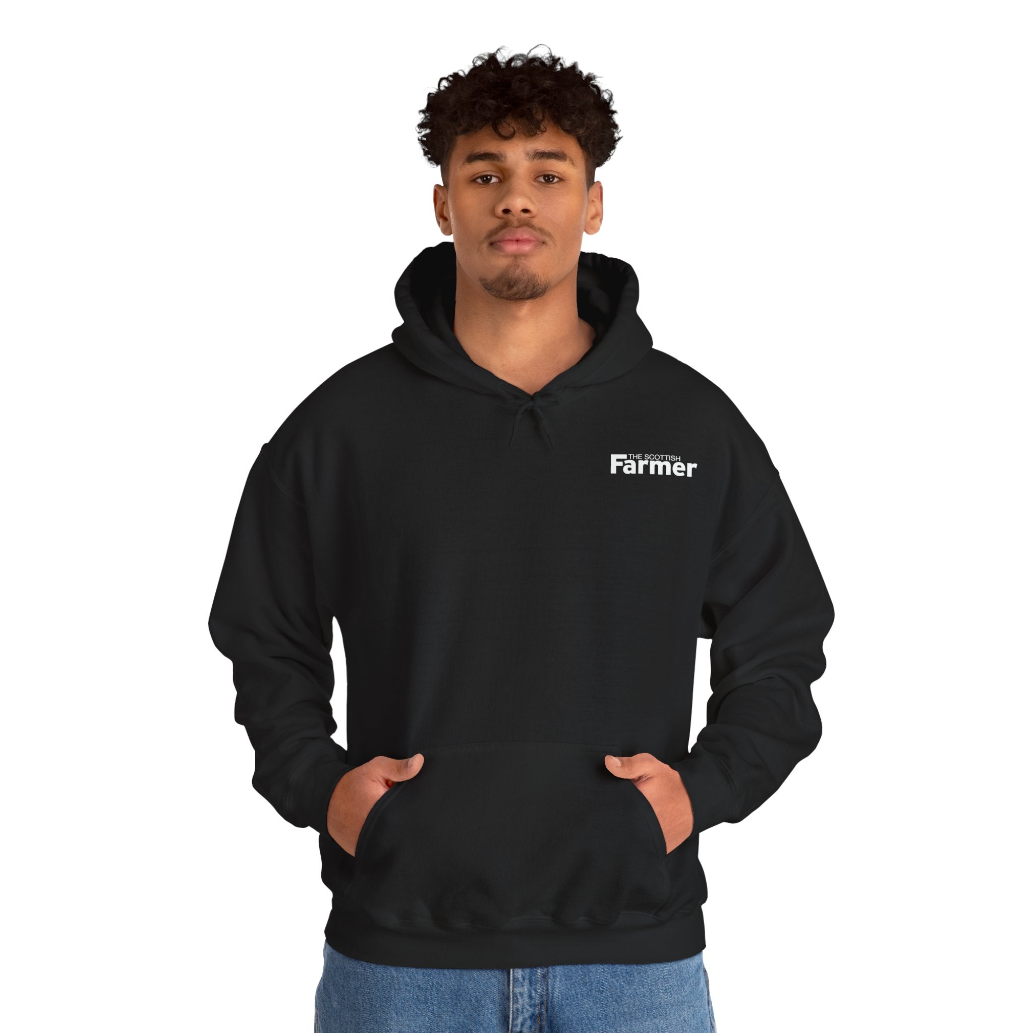 Farmer Hoodie — "Eat. Sleep. Farm. Repeat." Graphic Hooded Sweatshirt
