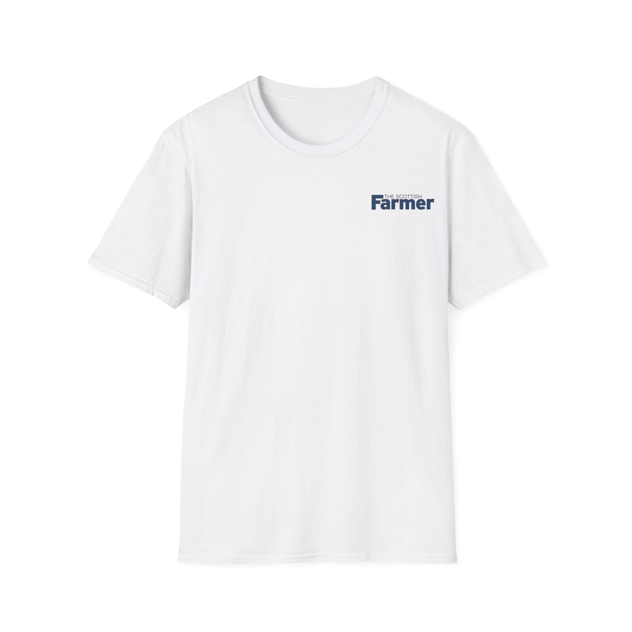 Farmer Minimalist T-Shirt — Small Chest Logo Farm Life Tee