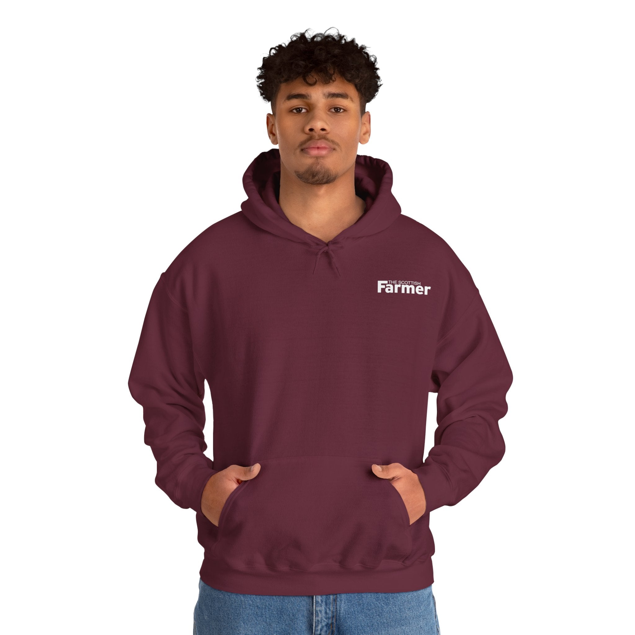 Farmer Hoodie — "Eat. Sleep. Farm. Repeat." Graphic Hooded Sweatshirt