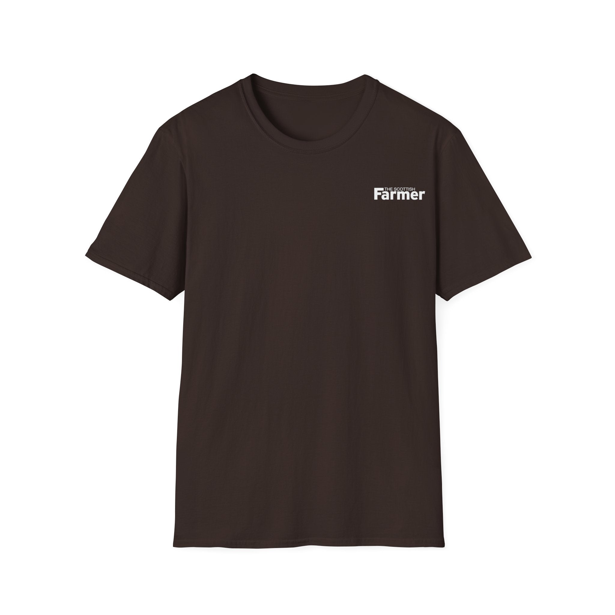 Farmer Minimalist T-Shirt — Small Chest Logo Farm Life Tee