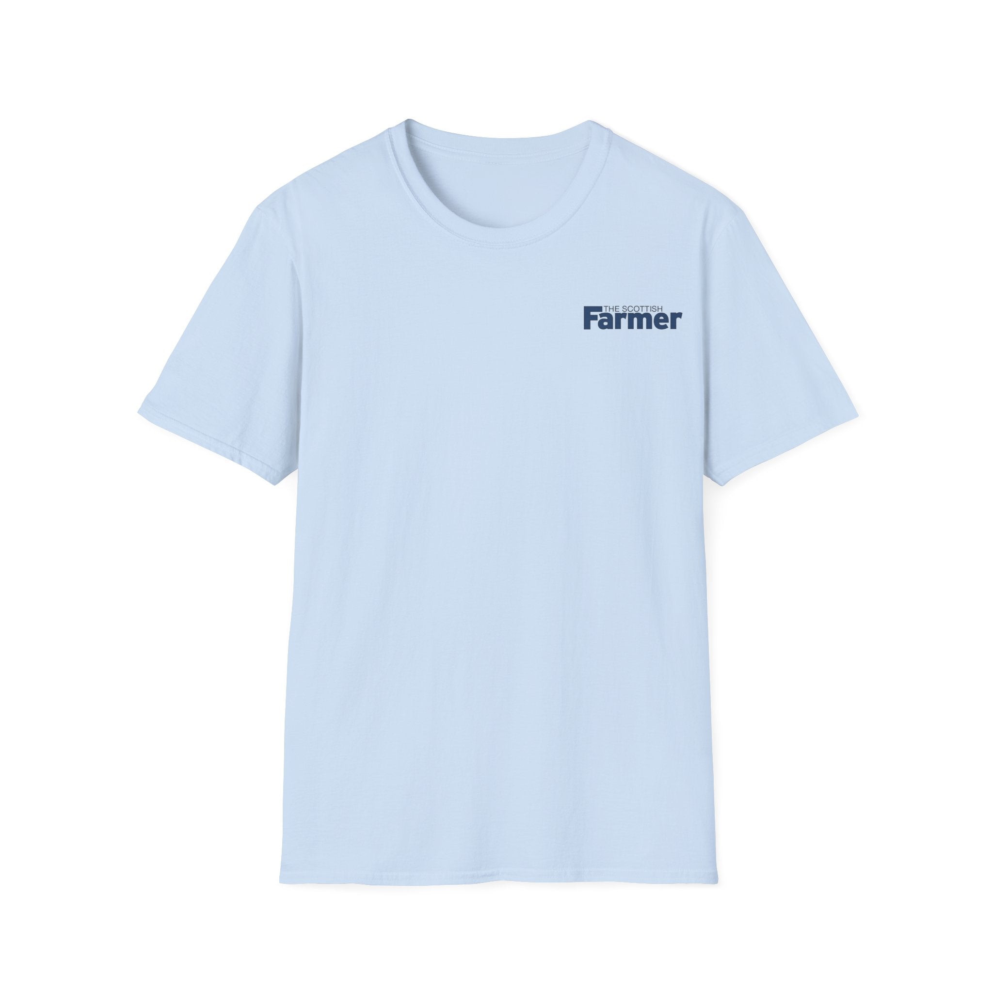 Farmer Minimalist T-Shirt — Small Chest Logo Farm Life Tee