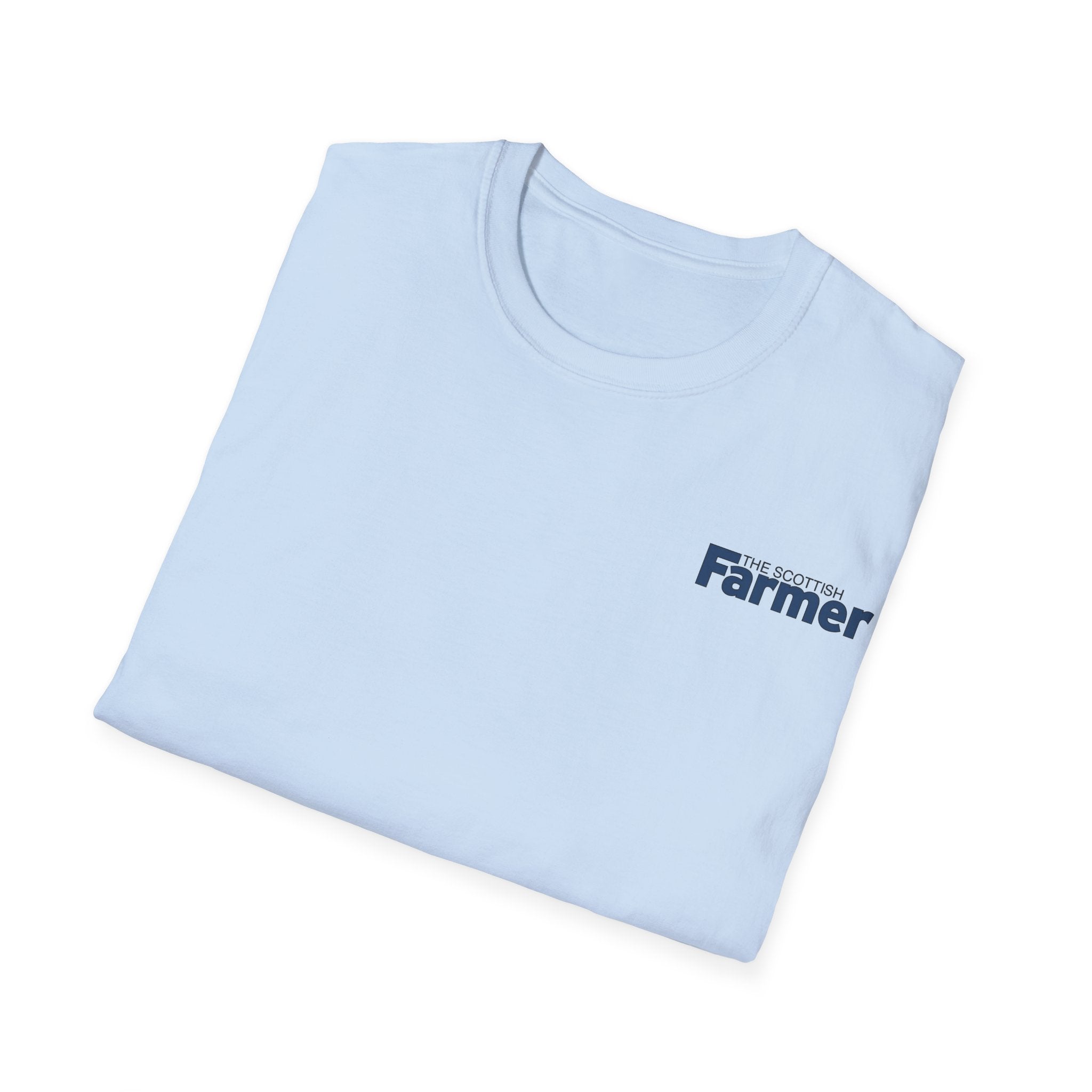Farmer Minimalist T-Shirt — Small Chest Logo Farm Life Tee
