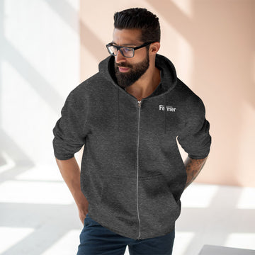 Farmer Embroidered Zip Hoodie — Comfort Farmwear Jacket