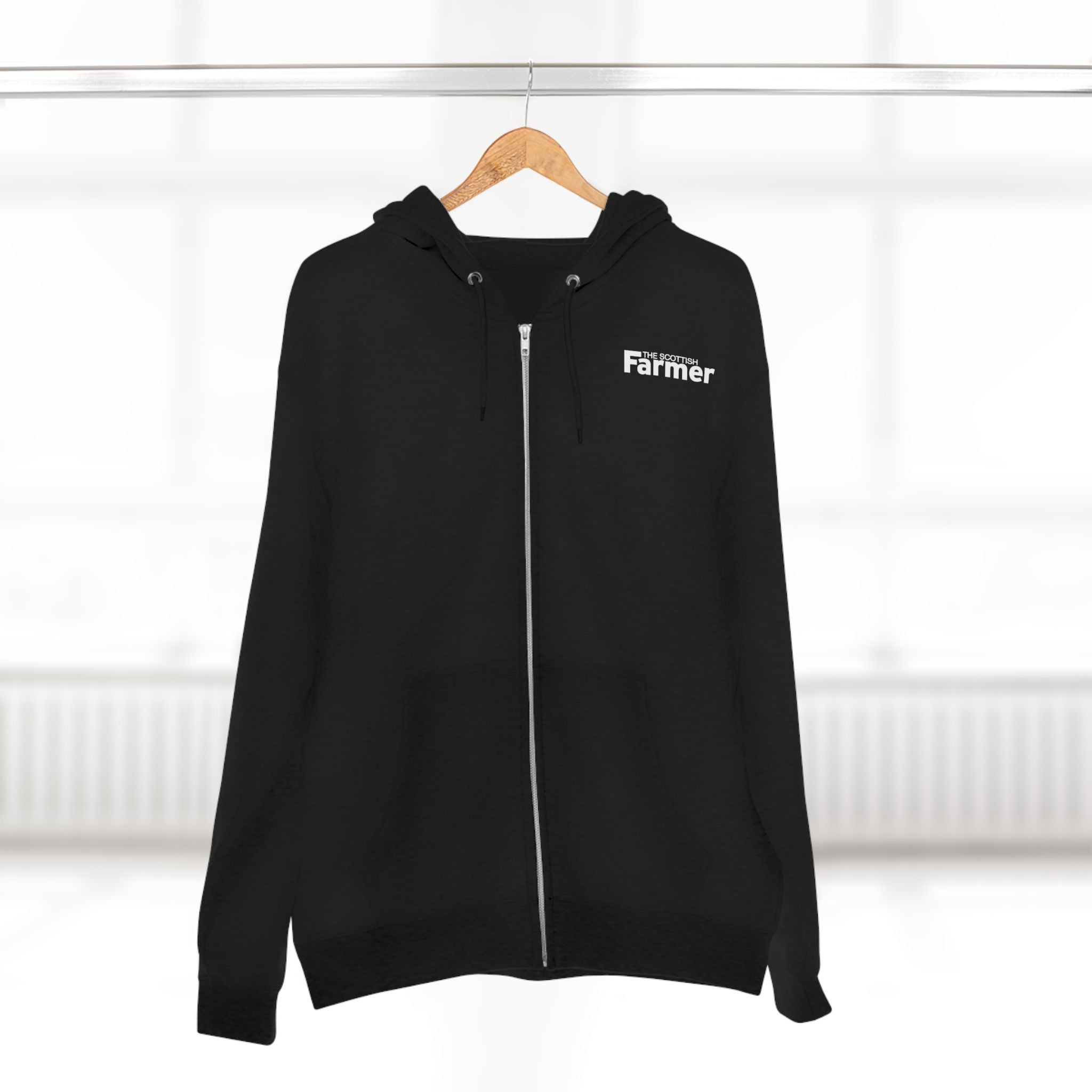 Farmer Embroidered Zip Hoodie — Comfort Farmwear Jacket