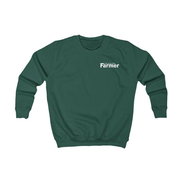 Kids Sweatshirt "Future Farmer" Small Chest Logo - Cute Farm Kid Pullover