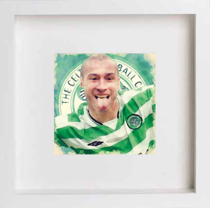 L Lumartos Glasgow Celtic Legend Henrik Larsson 0296