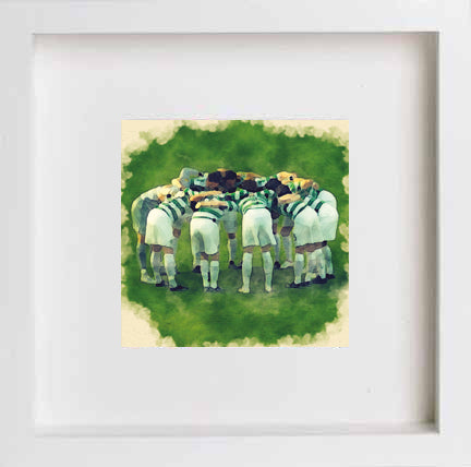 L Lumartos Glasgow Celtic Huddle 0299