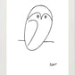 L Lumartos Vintage Poster Picasso Owl