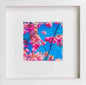 Cherries in White frame, premium wall art print