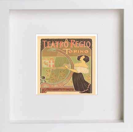 L Lumartos Vintage Poster Teatro Regio Torino