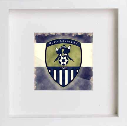 L Lumartos Vintage Notts County Football Badge Emblem