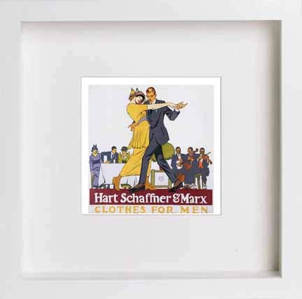 L Lumartos Vintage Poster Hart Schaffner Marx Clothes For Men Advertising