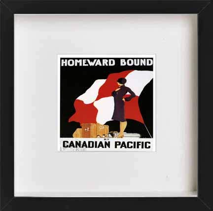 L Lumartos Vintage Poster Homeward Bound Canadian Pacific