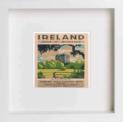L Lumartos Vintage Poster Ireland Land Romance Vintage Travel Posters