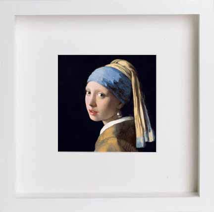 L Lumartos Vintage Girl With Pearl Earring