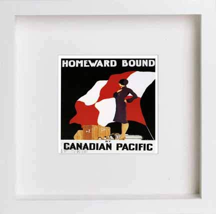 L Lumartos Vintage Poster Homeward Bound Canadian Pacific