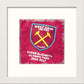 L Lumartos West Ham Badge