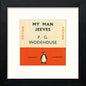 Vintage My Man Jeeves in Black Wood frame, premium wall art print