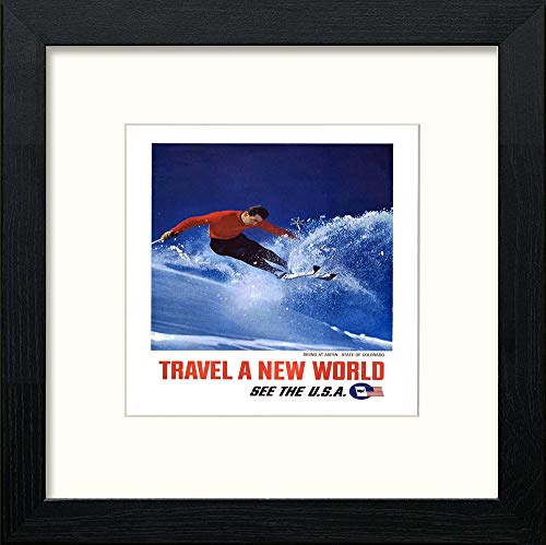 L Lumartos Vintage Poster Travel To A New World Aspen