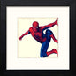 Spiderman in Black Wood frame, premium wall art print