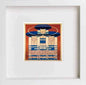 Vintage Poster Vienna Secession Thirteenth Exhibition in White frame, premium wall art print