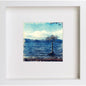 Glasgow Balmaha 0211 in White frame, premium wall art print
