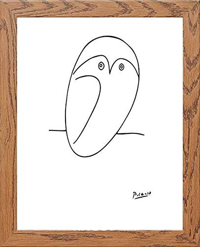 L Lumartos Vintage Poster Picasso Owl