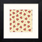 Hearts And Hearts in Black Wood frame, premium wall art print