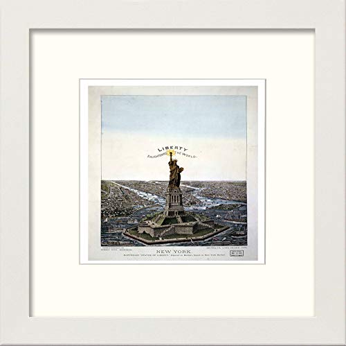 L Lumartos Vintage Poster New York Bartholdi Statue Of Liberty