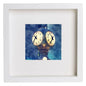 New York City Collection Grand Central Station Clock 199 in White frame, premium wall art print