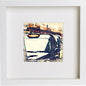 London Black Taxi Cab 123 in White frame, premium wall art print