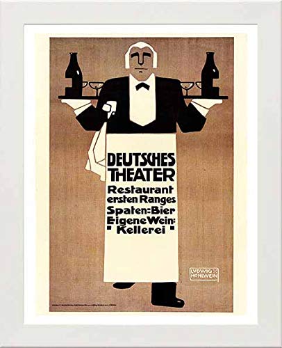 L Lumartos Vintage Poster Deutches Theater Restaurant